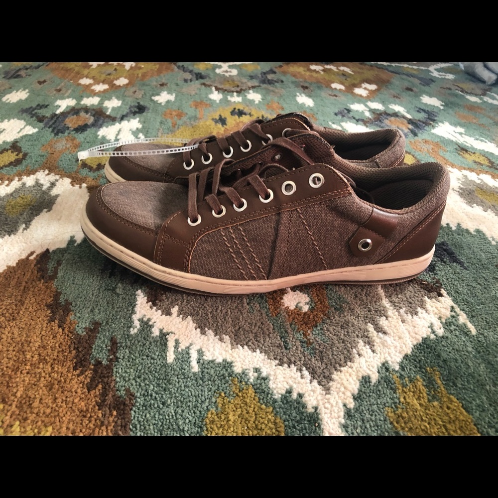 Brown men shoes. New with price sticker